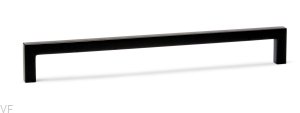 Uchwyt meblowy podłużny U 0056 492 Metalowy czarny