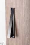 Uchwyt meblowy wpuszczany Clos 128 Metalowy czarny