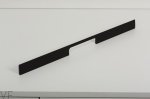 Uchwyt meblowy podłużny Peak 768 Aluminiowy Czarny Szczotkowany