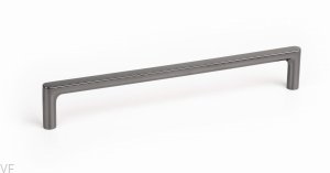 Uchwyt meblowy podłużny Pura 160 Czarny nikiel