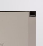 Uchwyt meblowy krawędziowy Jey2 897 Aluminiowy czarny