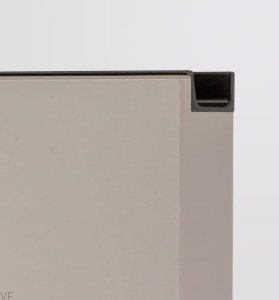 Uchwyt meblowy krawędziowy Jey2 1197 Aluminiowy czarny