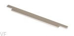 Uchwyt meblowy krawędziowy Linear 447-1 Aluminiowy Srebrny