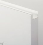 Uchwyt meblowy krawędziowy Jey2 3000 Aluminiowy Biały Mat