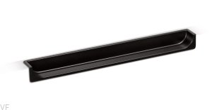 Uchwyt meblowy wpuszczany Hide 180 Czarny Mat