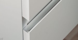 Uchwyt meblowy krawędziowy Grada 497 Anodyzowane Aluminium