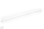 Uchwyt meblowy podłużny U 0056 492 Metalowy Biały Mat