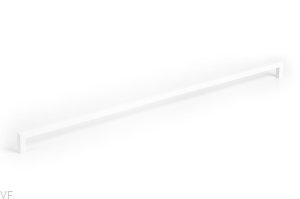 Uchwyt meblowy podłużny U 0056 492 Metalowy Biały Mat