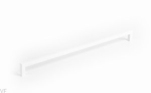 Uchwyt meblowy podłużny U 0056 320 Metalowy Biały Mat