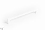 Uchwyt meblowy podłużny U 0056 192 Metalowy Biały Mat