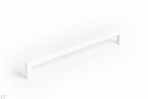 Uchwyt meblowy podłużny U 0056 192 Metalowy Biały Mat