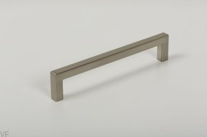 Uchwyt meblowy podłużny U 0056 128 Nikiel szczotkowany