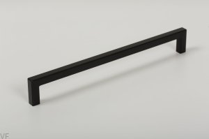 Uchwyt meblowy podłużny U 0056 192  Metalowy czarny
