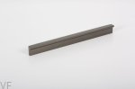 Uchwyt meblowy podłużny Angle 200 Aluminiowy Metaliczny Szary