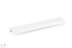 Uchwyt meblowy krawędziowy Curve 128 Aluminiowy Biały