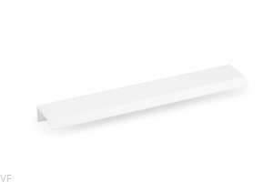 Uchwyt meblowy krawędziowy Curve 128 Aluminiowy Biały