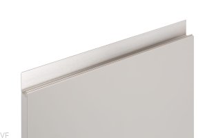 Uchwyt meblowy krawędziowy Jey 297 Aluminiowy Srebrny