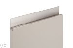Uchwyt meblowy krawędziowy Jey 147 Aluminiowy Srebrny