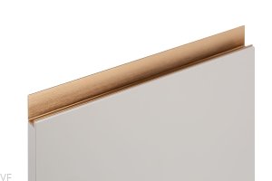 Uchwyt meblowy krawędziowy Jey 397 Aluminiowy Złoty