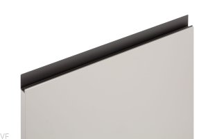 Uchwyt meblowy krawędziowy Jey 597 Aluminiowy Czarny