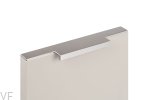 Uchwyt meblowy krawędziowy Linear 197-1 Aluminiowy Srebrny