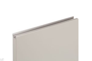 Uchwyt meblowy krawędziowy Jey2 147 Aluminiowy Srebrny