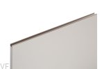 Uchwyt meblowy krawędziowy Jey2 447 Aluminiowy Srebrny