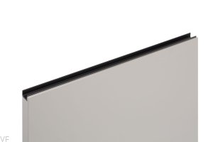 Uchwyt meblowy krawędziowy Jey2 397 Aluminiowy Czarny