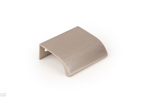 Uchwyt meblowy krawędziowy Ona 32 Aluminiowy Srebrny Anodowany