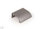 Uchwyt meblowy krawędziowy Ona 32 Aluminiowy Szary Szczotkowany Anodowany