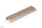 Uchwyt meblowy krawędziowy Ona 128 Aluminiowy Srebrny Anodowany