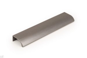 Uchwyt meblowy krawędziowy Ona 128 Aluminiowy Szary Szczotkowany Anodowany