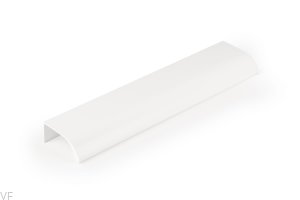 Uchwyt meblowy krawędziowy Ona 128 Aluminiowy biały