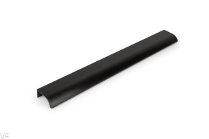Uchwyt meblowy krawędziowy Ona 256 Aluminiowy Czarny Anodowany