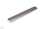 Uchwyt meblowy krawędziowy Ona 256 Aluminiowy Szary Szczotkowany Anodowany