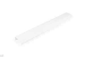 Uchwyt meblowy krawędziowy Ona 256 Aluminiowy biały