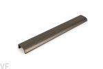 Uchwyt meblowy krawędziowy Ona 256 Metaliczny Szary Anodowany