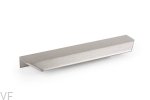 Uchwyt meblowy krawędziowy Vann 200 Srebrny Aluminiowy szczotkowany