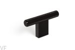 Gałka meblowa T-bar Graf Mini Czarna