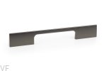 Uchwyt meblowy podłużny Peak 250 Aluminiowy ciemny srebrny