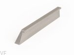 Uchwyt meblowy podłużny Rail 160 Aluminiowy Srebrny Szczotkowany