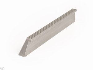 Uchwyt meblowy podłużny Rail 160 Aluminiowy Srebrny Szczotkowany