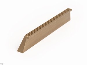 Uchwyt meblowy podłużny Rail 160 Aluminiowy Złoty Szczotkowany Cava