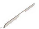 Uchwyt meblowy podłużny Rail 576 Aluminiowy Srebrny Szczotkowany
