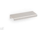 Uchwyt meblowy krawędziowy Way 64 Aluminiowy Srebrny