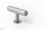 Uchwyt meblowy Rille Srebrny Aluminiowy
