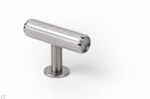 Uchwyt meblowy Rille Srebrny Aluminiowy