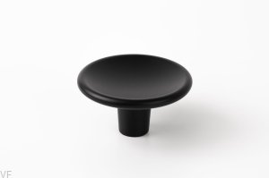Gałka meblowa Disc 38 Czarny Mat