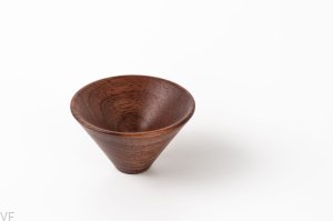 Gałka meblowa Conic 43 Drewniana Orzech Włoski