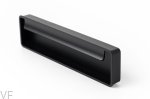 Uchwyt meblowy wpuszczany Fold Metalowy Czarny Mat